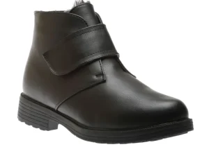 Velcro Ice Grip Black Winter Boot