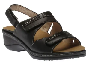 Velcro Sandal Black