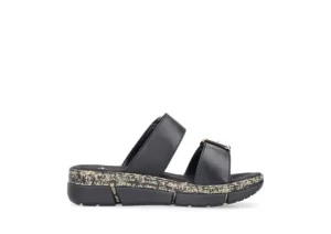 2 Velcro Strap Black