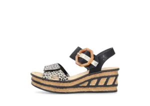2 Velcro Strap Black
