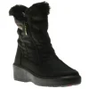 Veronica Black Nylon Winter Boot
