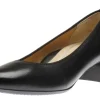 Vivian Black Leather Pump