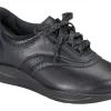 Walk Easy Black Leather Walking Shoe