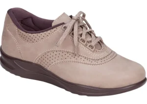Walk Easy Sage Nubuck Leather Walking Shoe