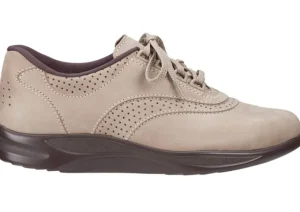 Walk Easy Sage Nubuck Leather Walking Shoe