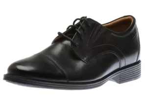 Whiddon Cap Toe Black Leather Oxford Dress Shoe