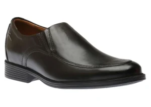 Whiddon Step Black Leather Dress Loafer