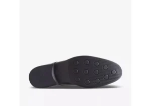 Whiddon Step Black Leather Dress Loafer