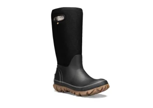 Whiteout Woven Black Waterproof Winter Boot
