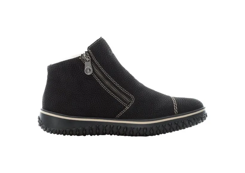 wildebuk_black_double_zip_1.webp Wildebuk Black Double Zipper Ankle Boot