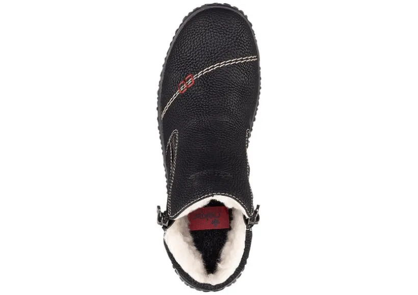 wildebuk_black_double_zip_3.webp Wildebuk Black Double Zipper Ankle Boot