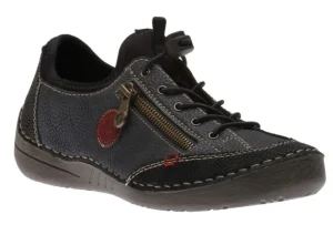 Wildebuk Black Navy Sneaker