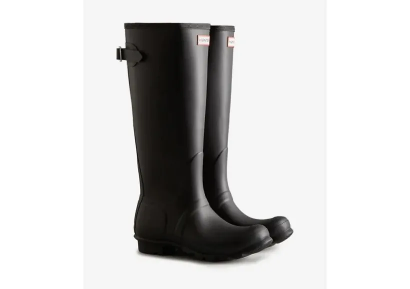 womens_black_tall_back_ad_1.webp Women's Black Tall Back Adjustable Rain Boots