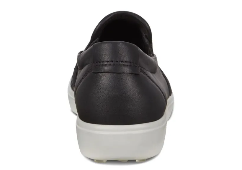 womens_soft__woven_black__1.webp Women's Soft 7 Woven Black Leather Slip-On Sneaker