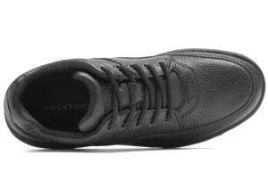 World Tour Classic Black Leather Lace-Up Walking Shoe