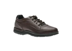 World Tour Classic Brown Leather Lace-Up Walking Shoe