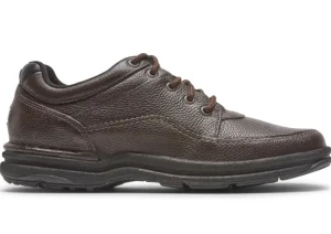 World Tour Classic Brown Leather Lace-Up Walking Shoe