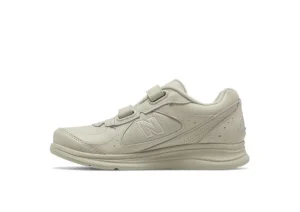WW577VB Beige Leather Velcro Walking Shoe