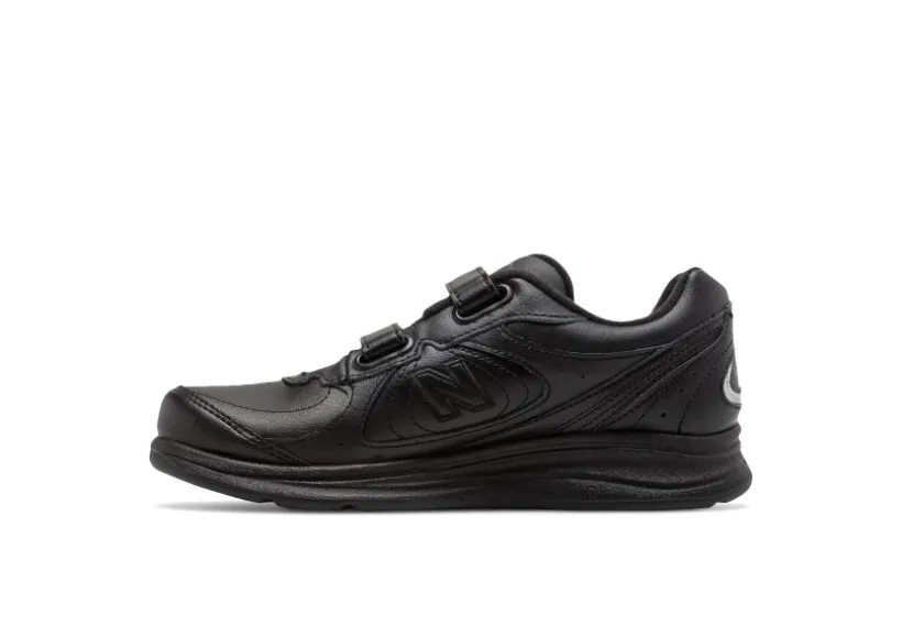 wwvk_black_leather_velcro_1.webp WW577VK Black Leather Velcro Walking Shoe