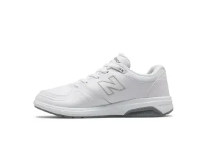 WW813WT White Leather Walking Shoe