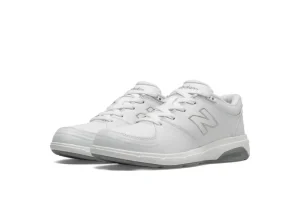 WW813WT White Leather Walking Shoe