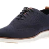 ZERu00d8GRAND Wingtip Oxford Blue Stitchlite