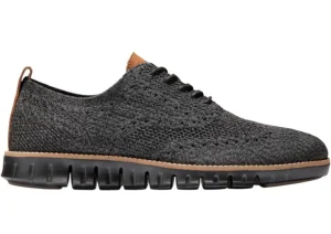 ZERu00d8GRAND Wingtip Oxford Black Magnet Stitchlite