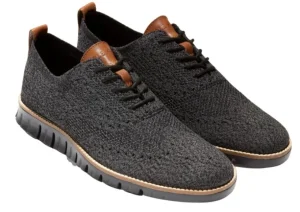 ZERu00d8GRAND Wingtip Oxford Black Magnet Stitchlite